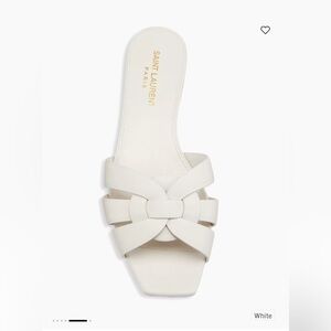 Saint Laurent Tribute Leather Slides
